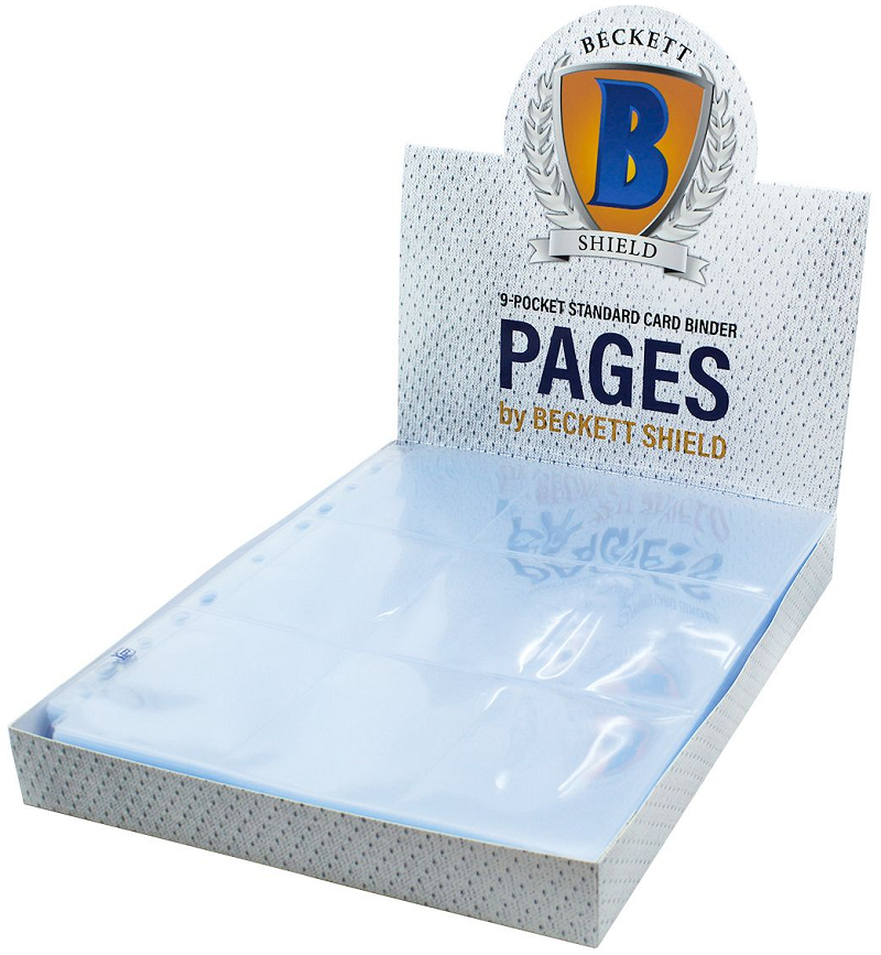 Beckett Shield 9 Pocket Binder Page (100 Count)