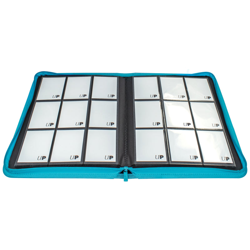 9-Pocket Zippered PRO-Binder Vivid Teal