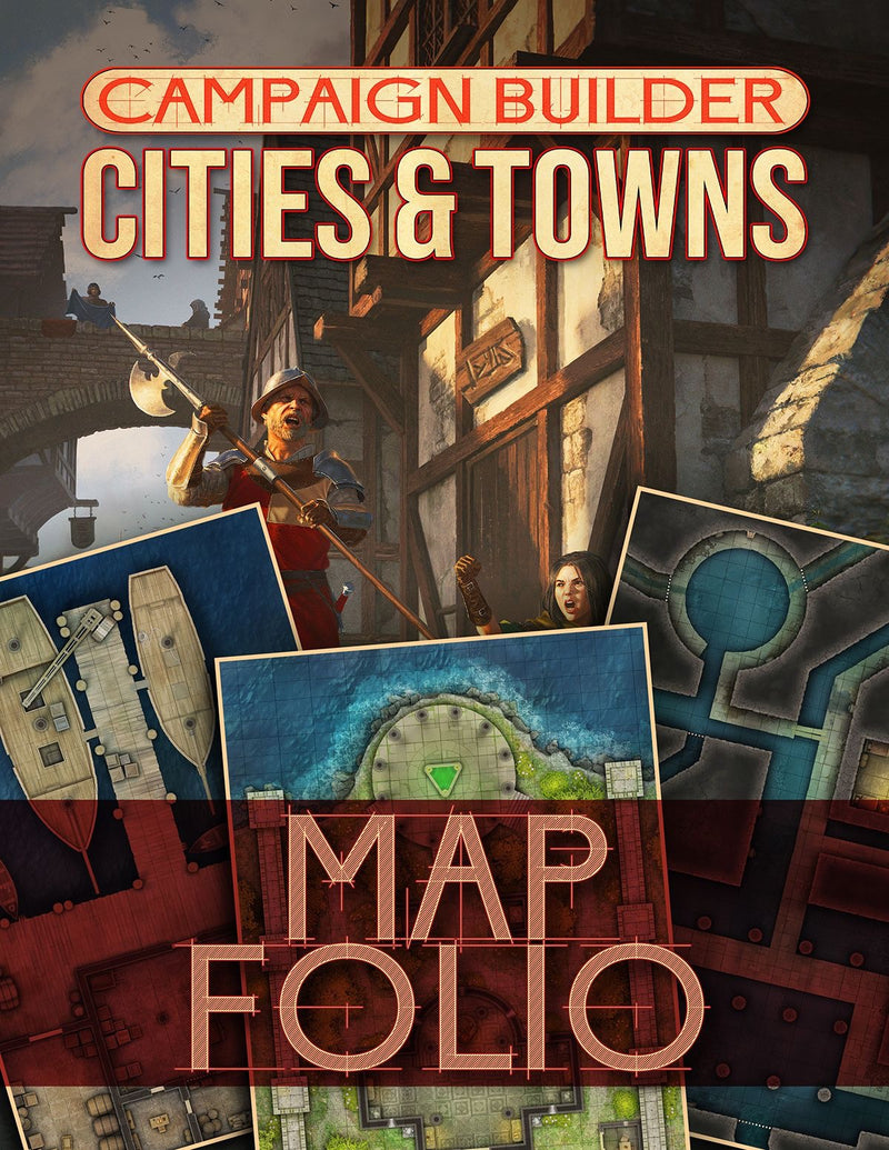 5E Campaign Builder: Cities & Towns Map Folio