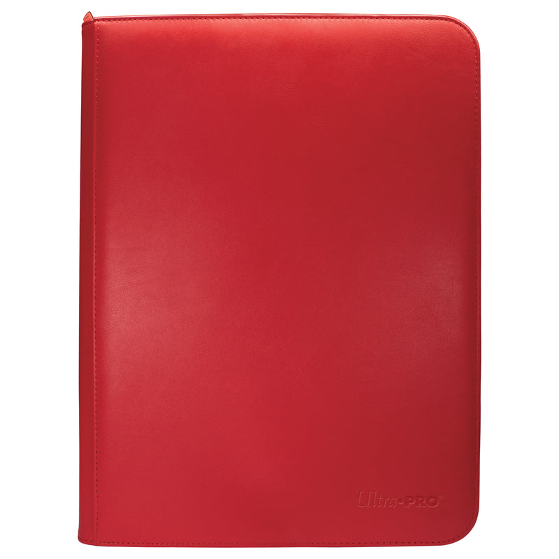 9-Pocket Zippered PRO-Binder Red