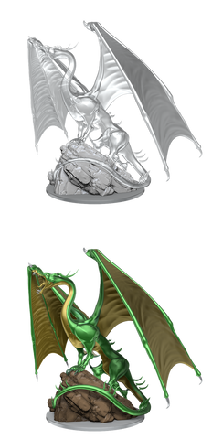 Nolzur's Marvelous Miniatures: Young Emerald Dragon
