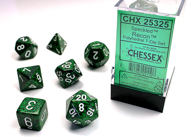 7 Speckled Recon Polyhedral Dice Set - CHX25325
