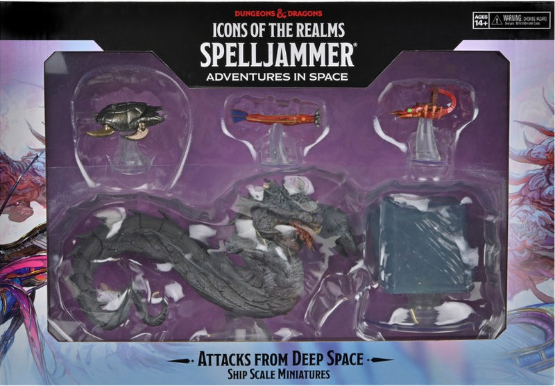 Icons of the Realms: Spelljammer- Attacks from Deep Space Ship Scale Miniatures