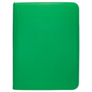 9-Pocket Zippered PRO-Binder Green