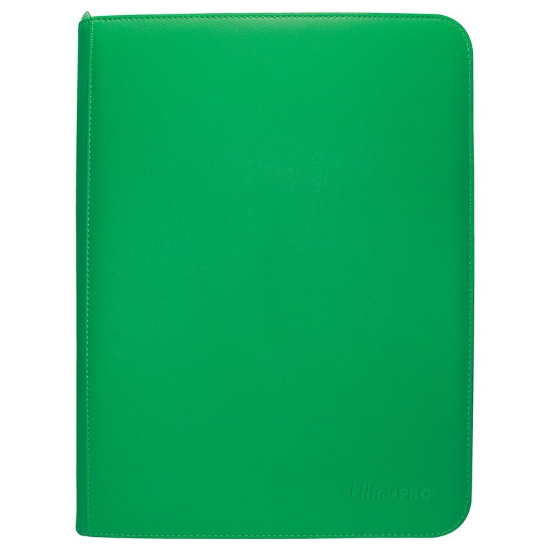 9-Pocket Zippered PRO-Binder Green